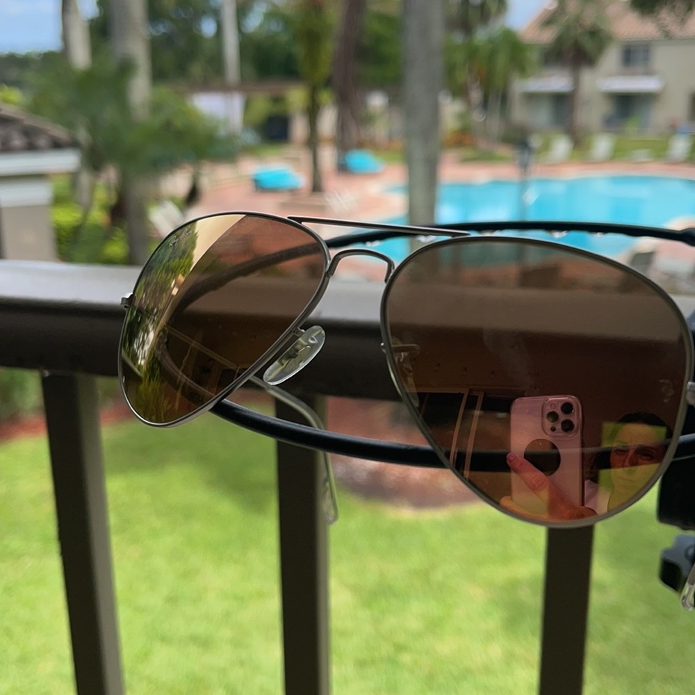 RayBan Aviator pink. - Picture 3 of 10